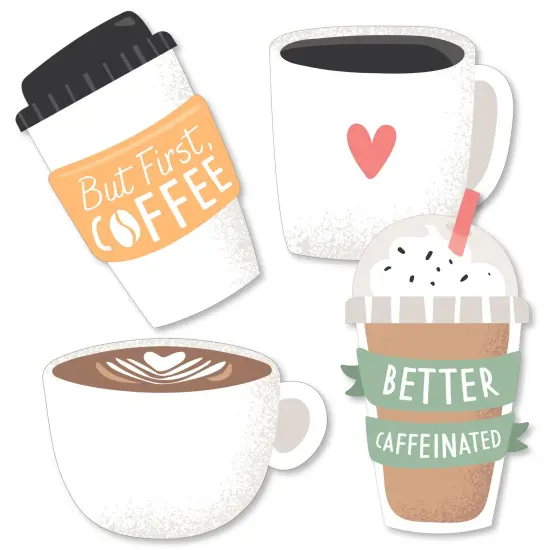 Big Dot of Happiness But First, Coffee - Decorations DIY Cafe Themed Party Essentials - Set of 20 {3}
