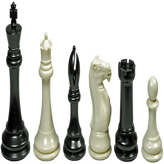 WE Games Triple Weighted Tournament Chess Set with Travel Bag - 4 in. King {2}