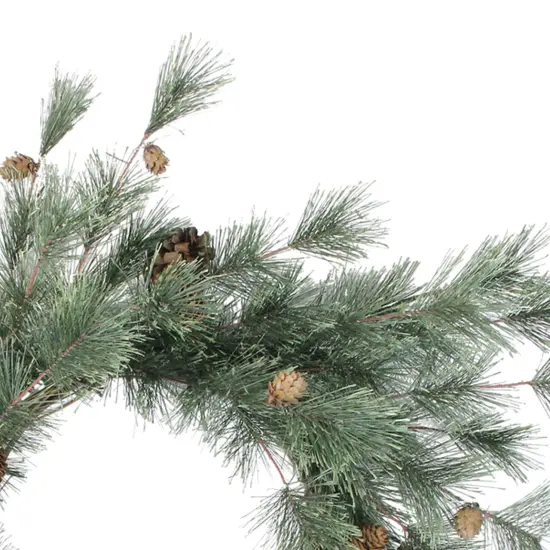 Napco Mixed Pine Cones Artificial Christmas Wreath - 26" - Unlit Green {5}