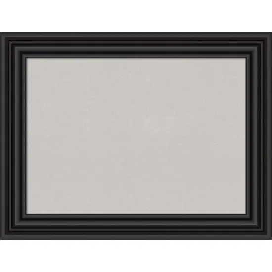 Colonial Black Framed Corkboard, Grey Cork {1}