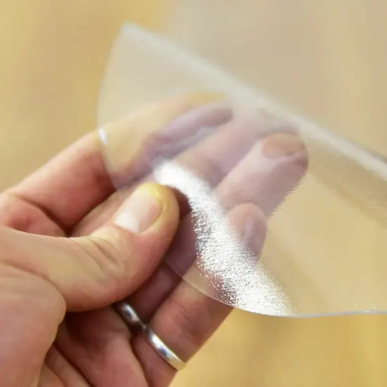 Costway 47'' x 47'' PVC Chair Floor Mat Floors Protector Home Office {6}