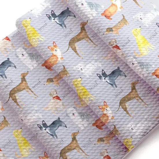 Dogs Bullet Fabric 1 yard {2}