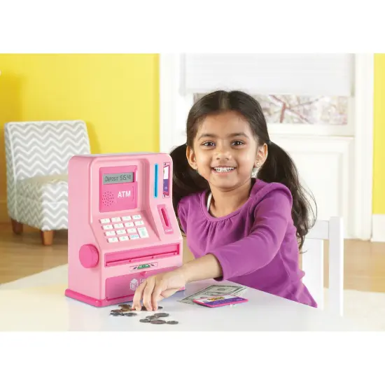 Pretend and Play&reg; Teaching ATM Bank - Pink {3}