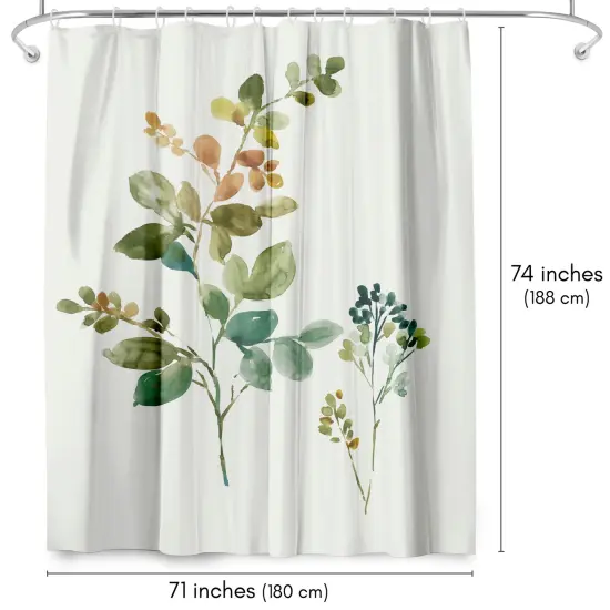Americanflat 71" x 74" Shower Curtain, True And Fair by PI Creative Art {2}