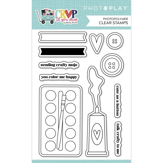 PhotoPlay Photopolymer Clear Stamps-Crop 'Til You Drop {1}