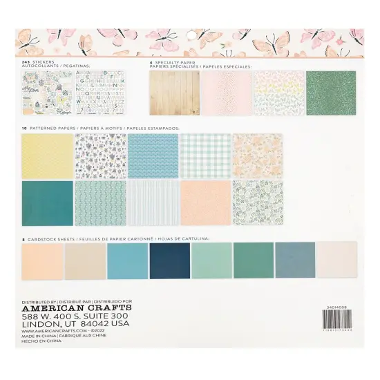 Maggie Holmes Gingham Garden Project Pad 12"X12"-265 Pieces {2}