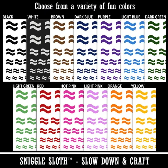 Approximately Equal To About Math Symbol Temporary Tattoo Water Resistant Fake Body Art Set Collection Light Green {3}