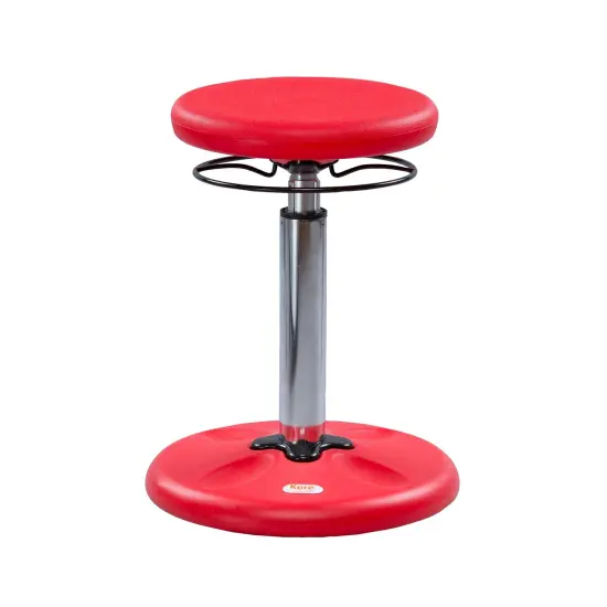 Kids Adjustable Tall Wobble Chair 16.5-24" Red {1}