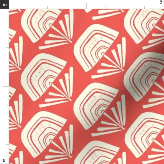 Various Fabrics by the Yard or Fat Quarter Floral Natural Pentagon Geometric Boho Tropical Custom Printed Fabric by Spoonflower {4}