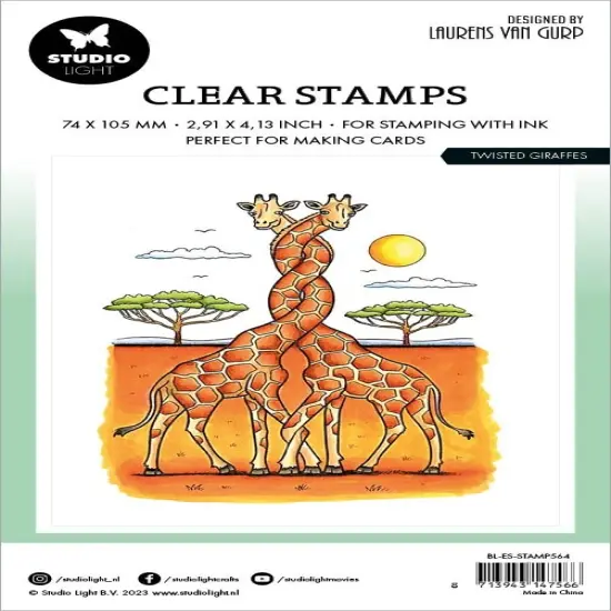 Studio Light Clear Stamp By Laurens-Nr. 564, Twisted Giraffes {3}