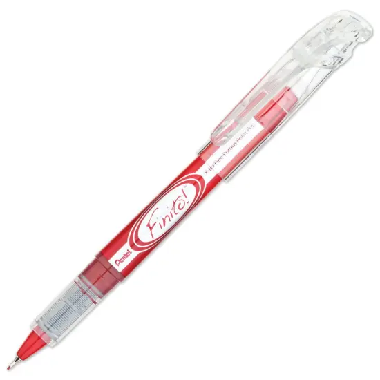 FINITO!&reg; Porous Point Pen, Extra Fine Point, Red, Pack of 12 {1}