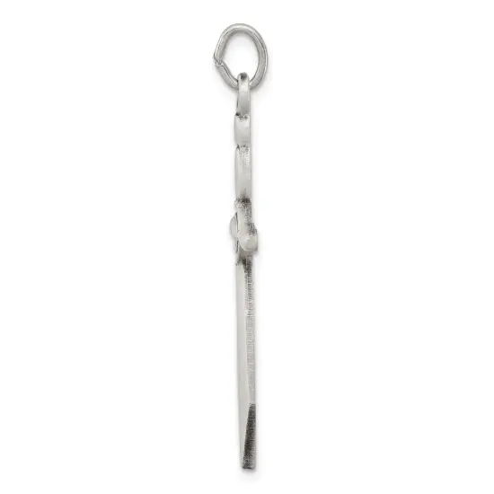 Sterling Silver Cross Charm Jewerly 38mm x 21mm {4}
