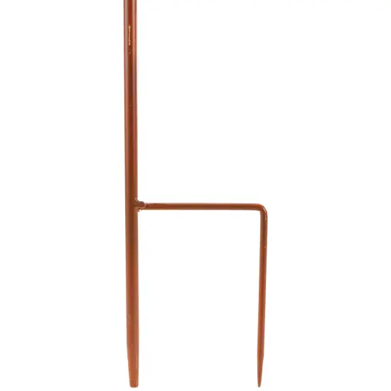 Northlight Easter Egg Hunt and Bunny Trail Outdoor Metal Spring Yard Stake - 25.5" White {6}