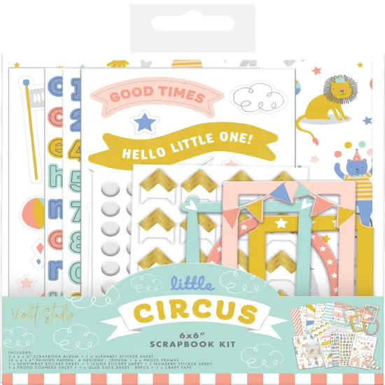 Violet Studio Scrapbook Kit-Little Circus {1}