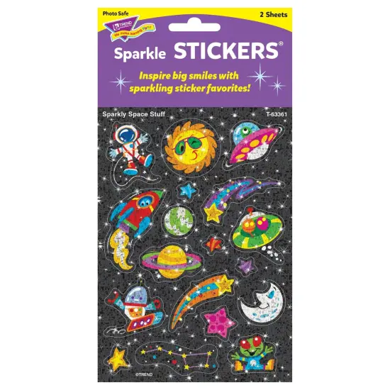 Sparkly Space Stuff Sparkle Stickers&reg;, 36 Per Pack, 6 Packs {3}