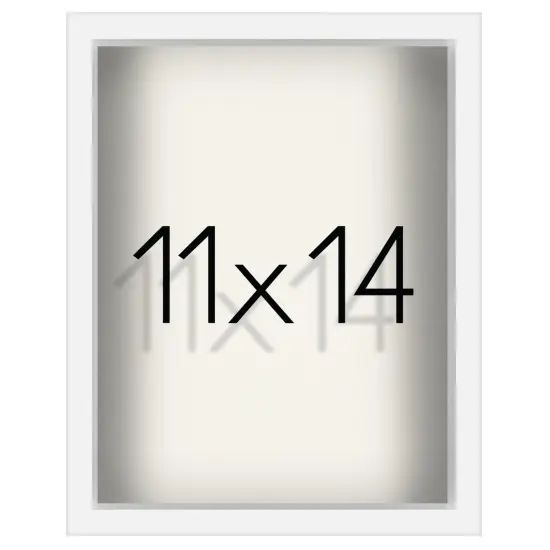 Americanflat Shadow Box Frame - 1.5 Interior Depth for Memorabilia - Display Case for Showcasing Souvenirs, Awards, and Medals - Shatter Resistant Glass - Hanging Hardware {7}