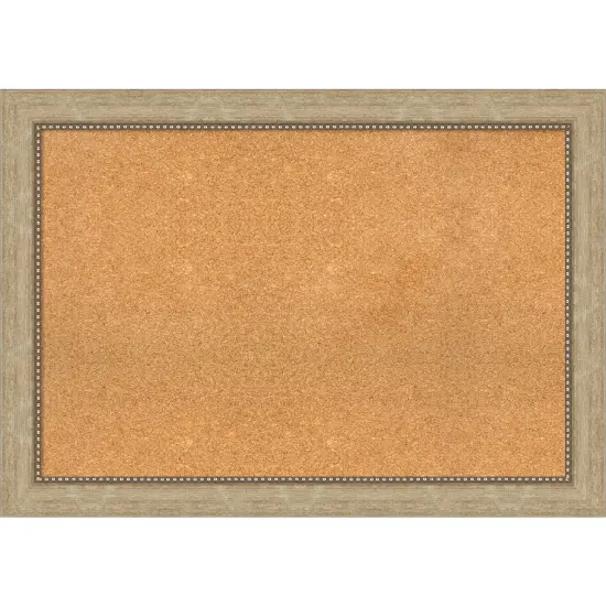 Astor Framed Corkboard, Natural Cork Astor Champagne {1}