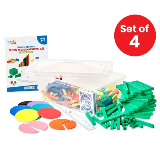 Individual Student Manipulative Kits, Grades 3-5, Set of 4 {1}