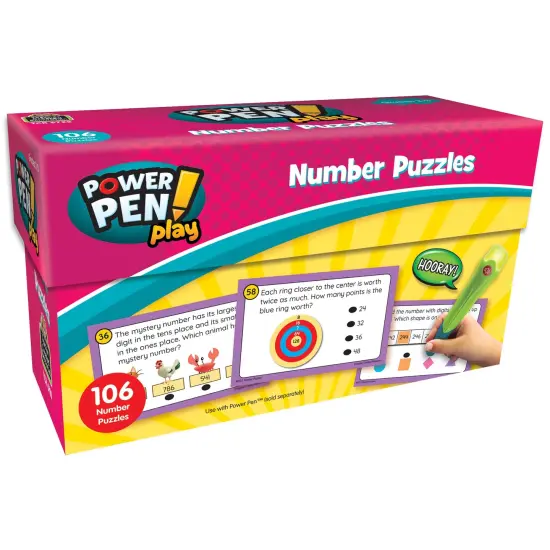 Power Pen&reg; Play: Number Puzzles, Grade 2-3 {1}