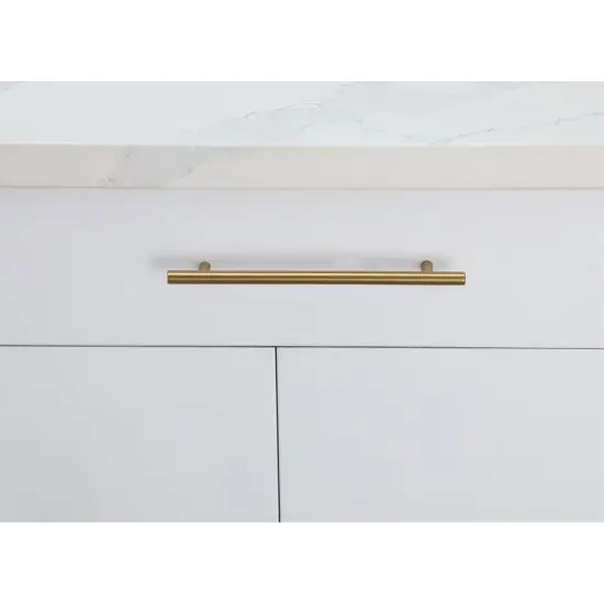 Quinn 7-9/16" Center to Center Brass Bar Pull Multipack (set of 10) {2}