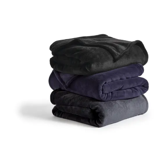 Huge Soft Microfiber Blankets | RADYAN&reg; Deep navy {2}