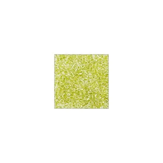Miyuki Delica Seed Bead 11/0 Color Lined Pale Green {2}