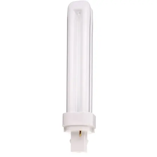 Satco S8328 26W Double Tube 2-Pin G24D-3 Plug-In base 4100K fluorescent bulb {1}