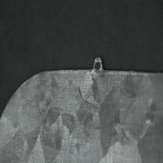 Set of 3 Galvanized Finish Bird Silhouette Metal Hanging Ornaments {4}