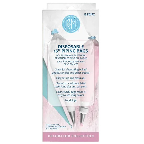 Disposable Piping Bags 16" 12PK {1}