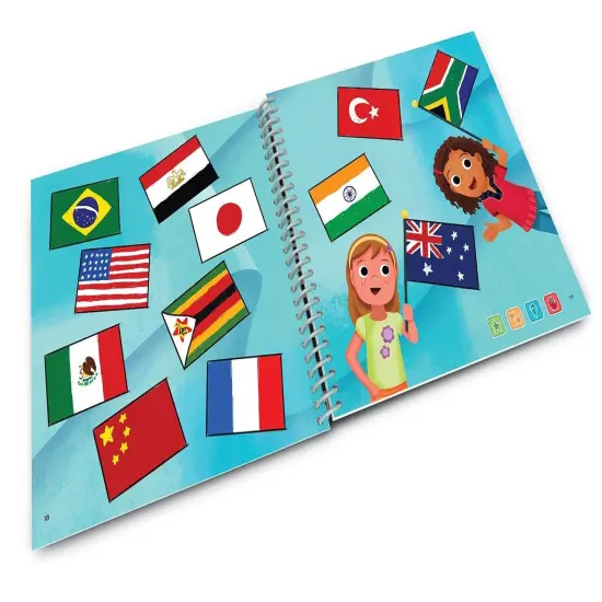 LeapFrog LeapStart Kindergarten Activity Book: Kids' World Atlas and Global Awareness {6}