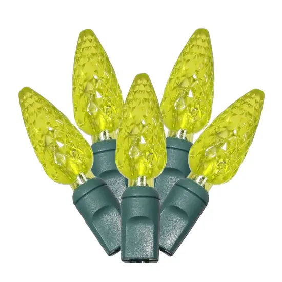 Vickerman 100Lt LED Lime/Green Wire C6 EC 4 in.x34 ft.L {1}