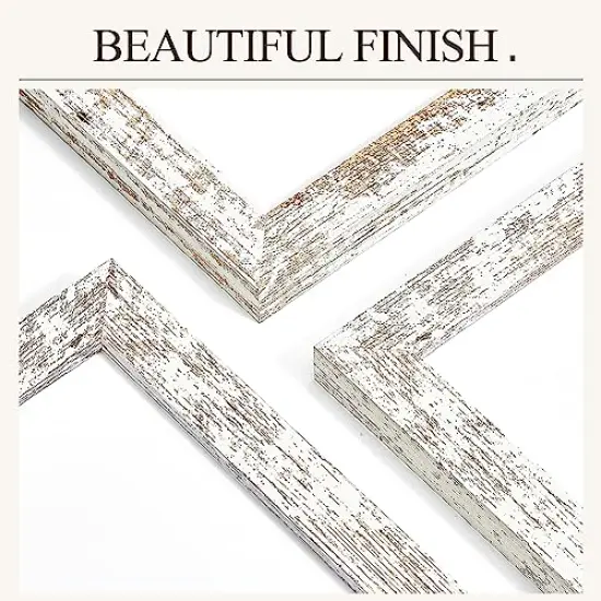 4 x 6 Picture Frames,Rustic Distressed White Photo Frame Collage for Wall Decor Mounting or Table Display,Ideal Gift to Family and Friends {2}