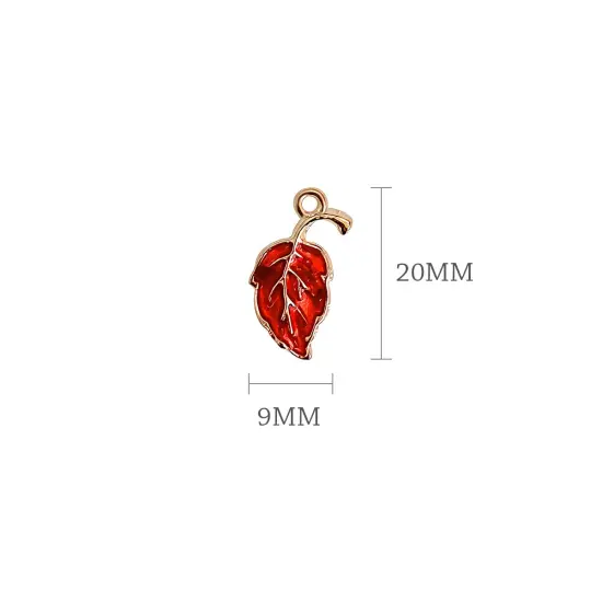Wrapables Nature Charms for Jewelry Making Enamel Pendants, (Set of 20) (Set of 20), Hearts {8}