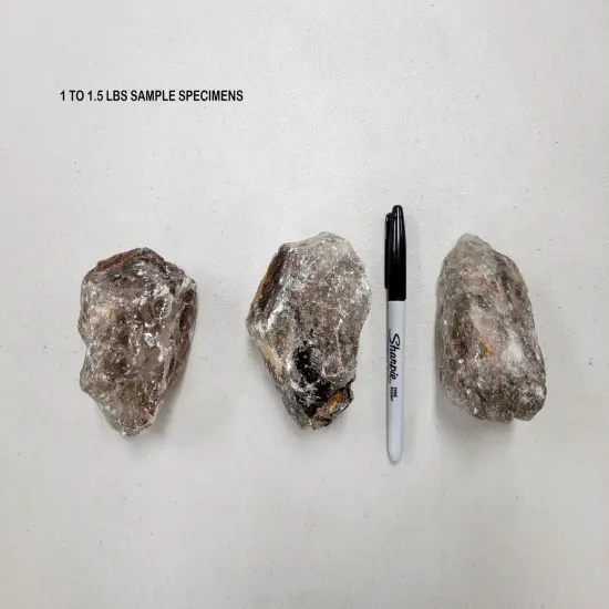 Large Smoky Quartz Crystal Stone Chunk from Brazil {5}