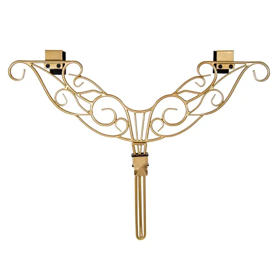 Adjustable Wreath Hanger for Door - Antler Gold {1}