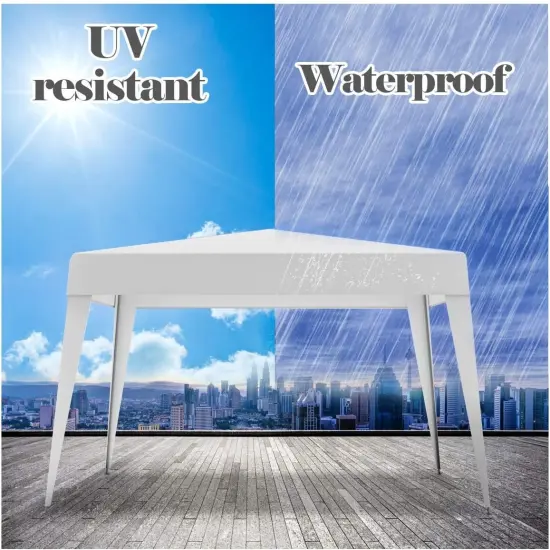 10 x 10 Feet Outdoor Wedding Canopy Tent for Backyard {3}