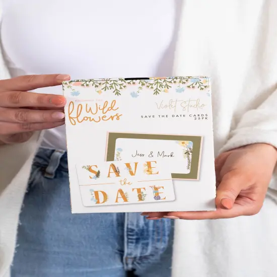 Violet Studio Save The Dates 25/Pkg-Amongst The Wildflowers {2}