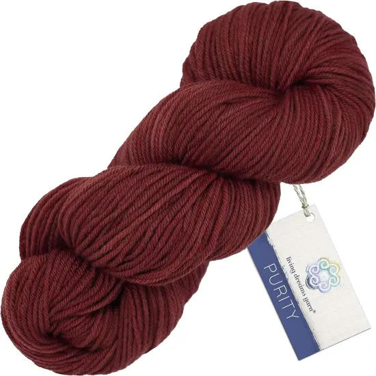 Living Dreams Purity: Organic Merino DK Yarn. Pacific Northwest Hand Dyed. Amber {1}