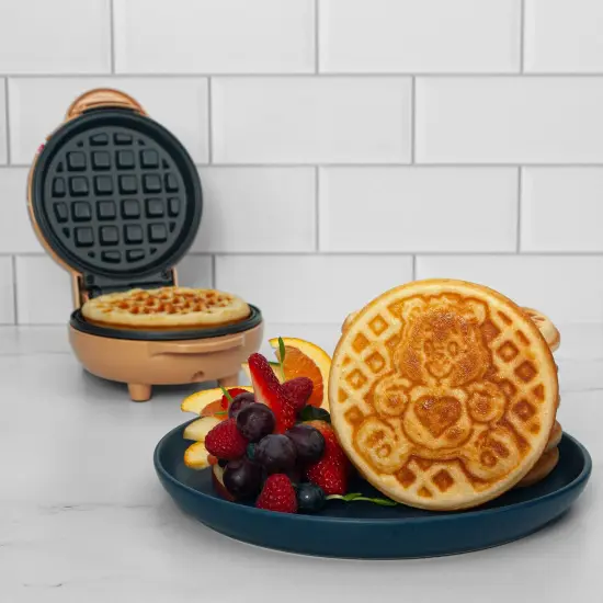 Uncanny Brands Care Bears Tenderheart Mini Waffle Maker {3}