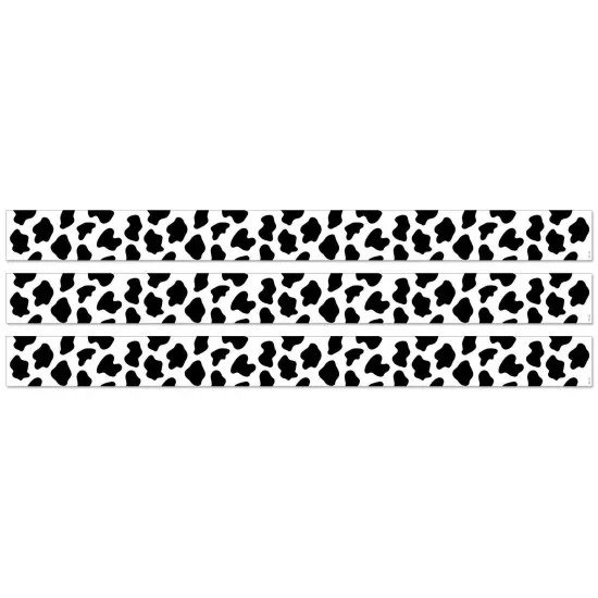 Cow Print EZ Border, 48 Feet Per Pack, 3 Packs {1}