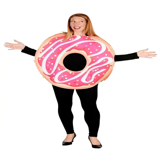 Pink Donut Adult Costume | One Size {3}