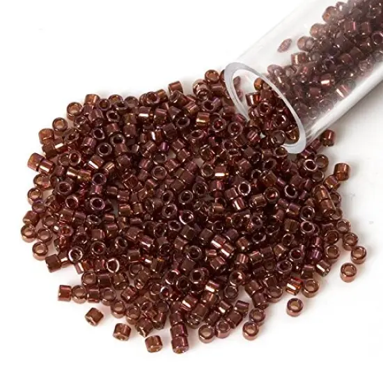 Miyuki Delica Seed Bead 11/0 Gold Luster Red {4}
