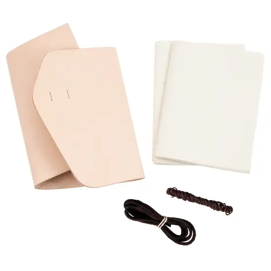 Realeather(R) Crafts Leather Journal Kit-Natural {2}