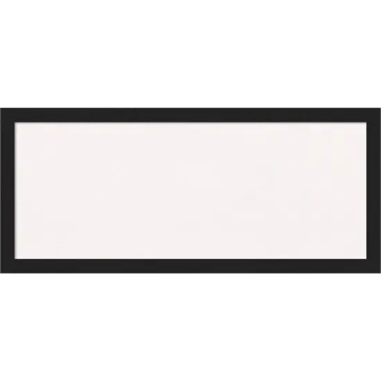 Grace Narrow Framed Corkboard, White Cork Metallic Black {1}
