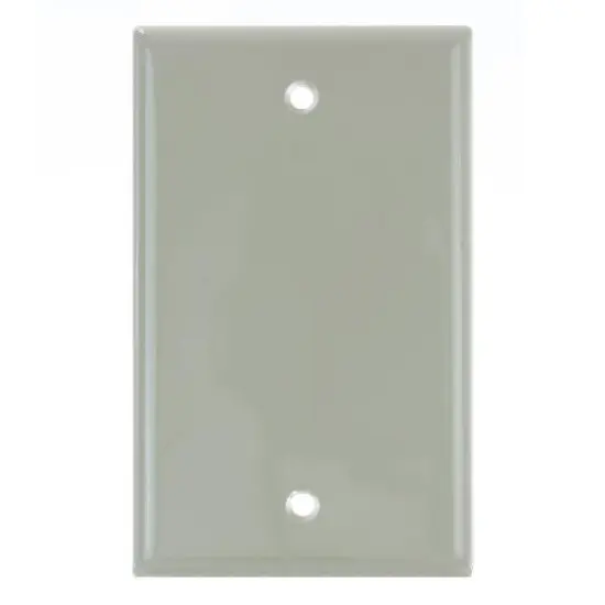SUNLITE Gang Blank Wall Plate Ivory Color E401I {1}