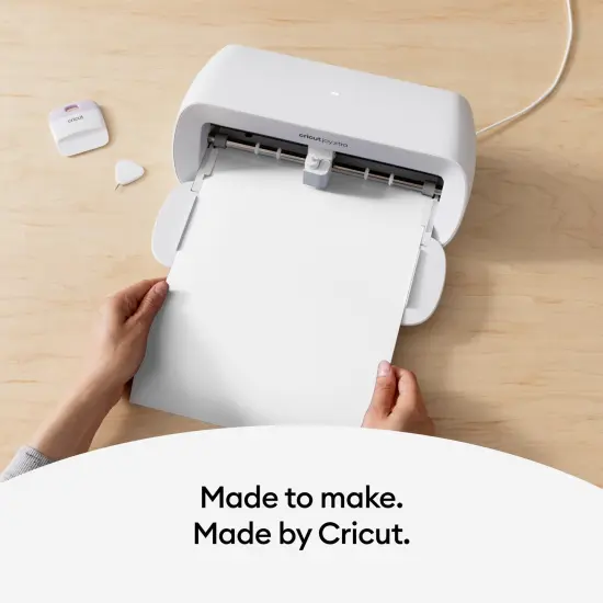 Cricut Joy Xtra Smart Vinyl - Permanent, White, 9.5 in x 6 ft (1) {4}
