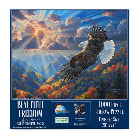 Sunsout Beautiful Freedom 1000 pc Jigsaw Puzzle 69847 {4}