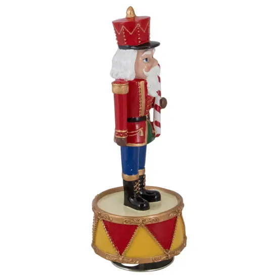 Northlight Revolving Musical Christmas Nutcracker Figure - 8.25" Red {4}