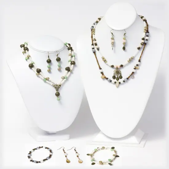 CousinDIY Jewelry Basics Class In A Box Kit-Natural Glass {2}