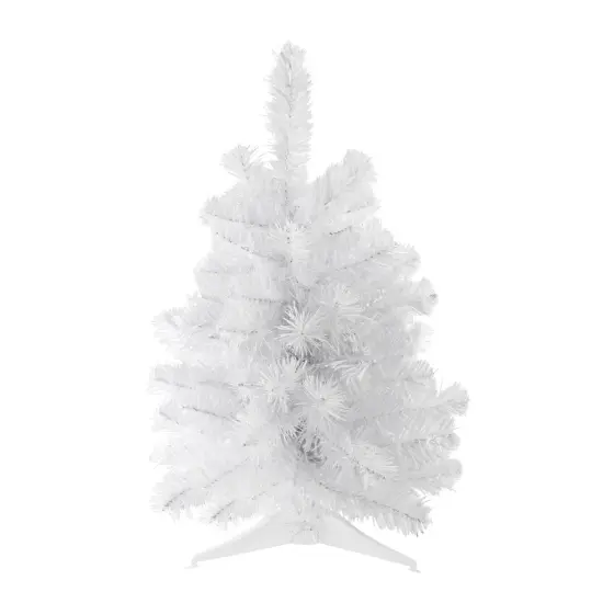 Northlight Medium Snow White Pine Artificial Christmas Tree - 18" - Unlit {1}
